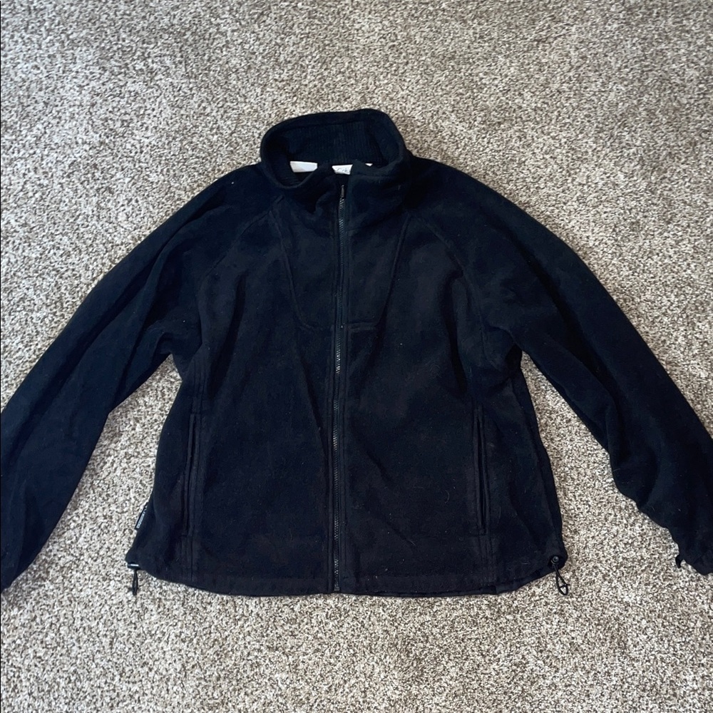 ⚫️Columbia Charcoal Fleece Jacket